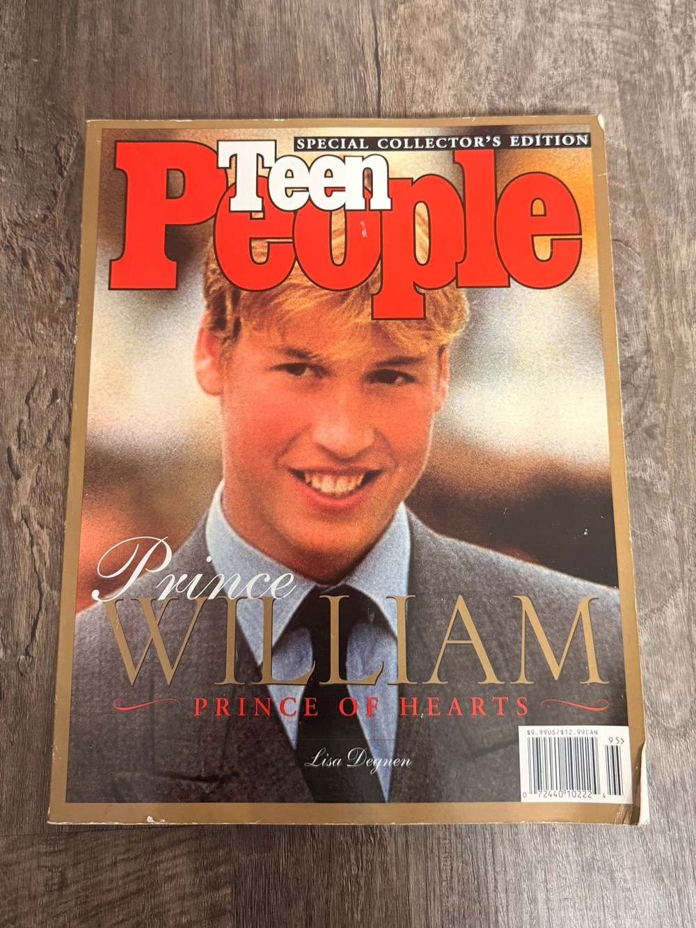 Vintage 1998 Teen People Magazine Prince William British Royalty